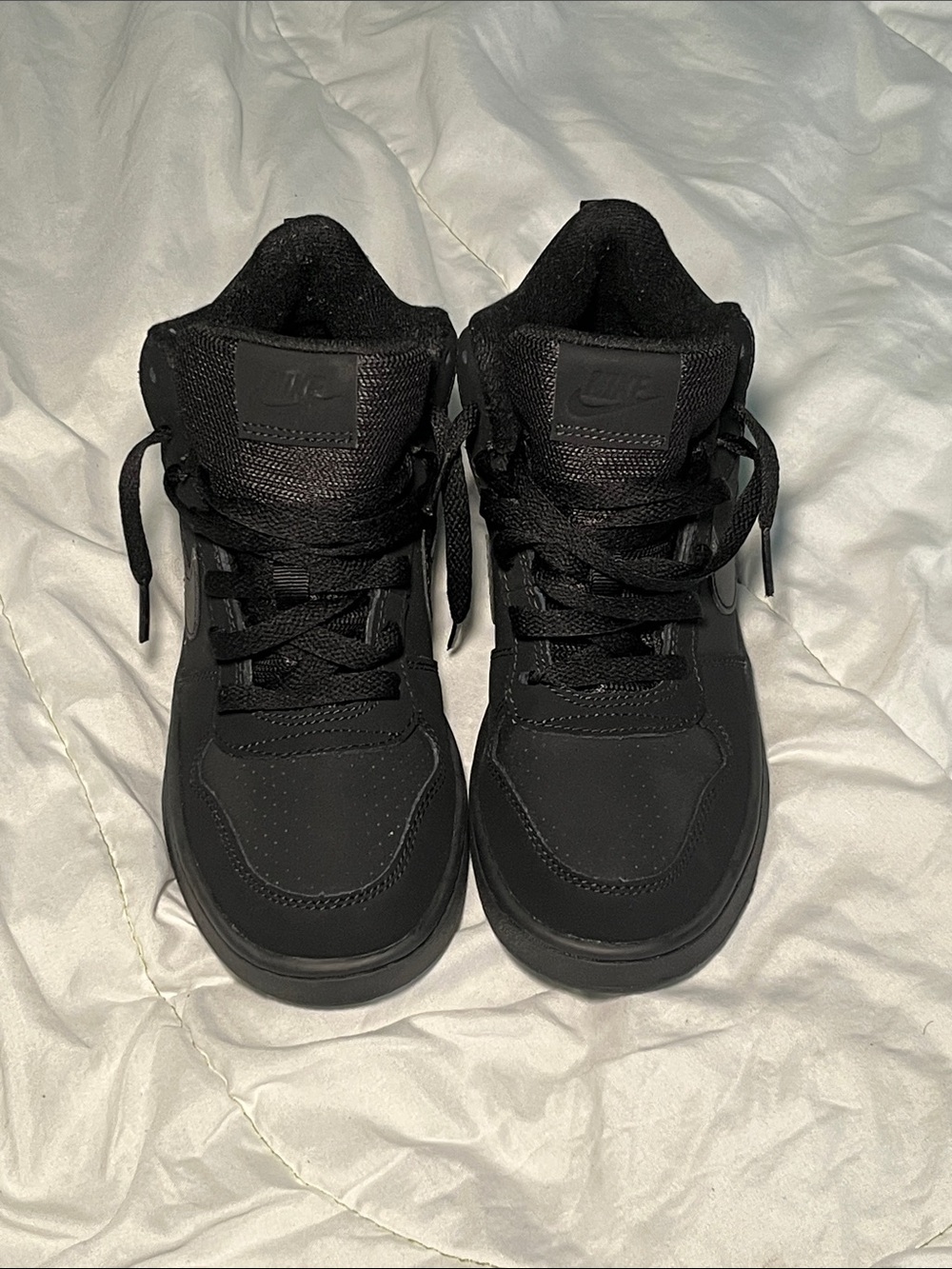 Nike Black High-Top Basketball Sneakers
